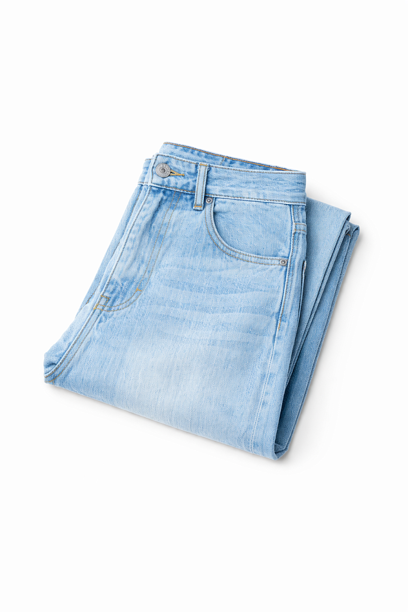 Джинсы с высокой талией