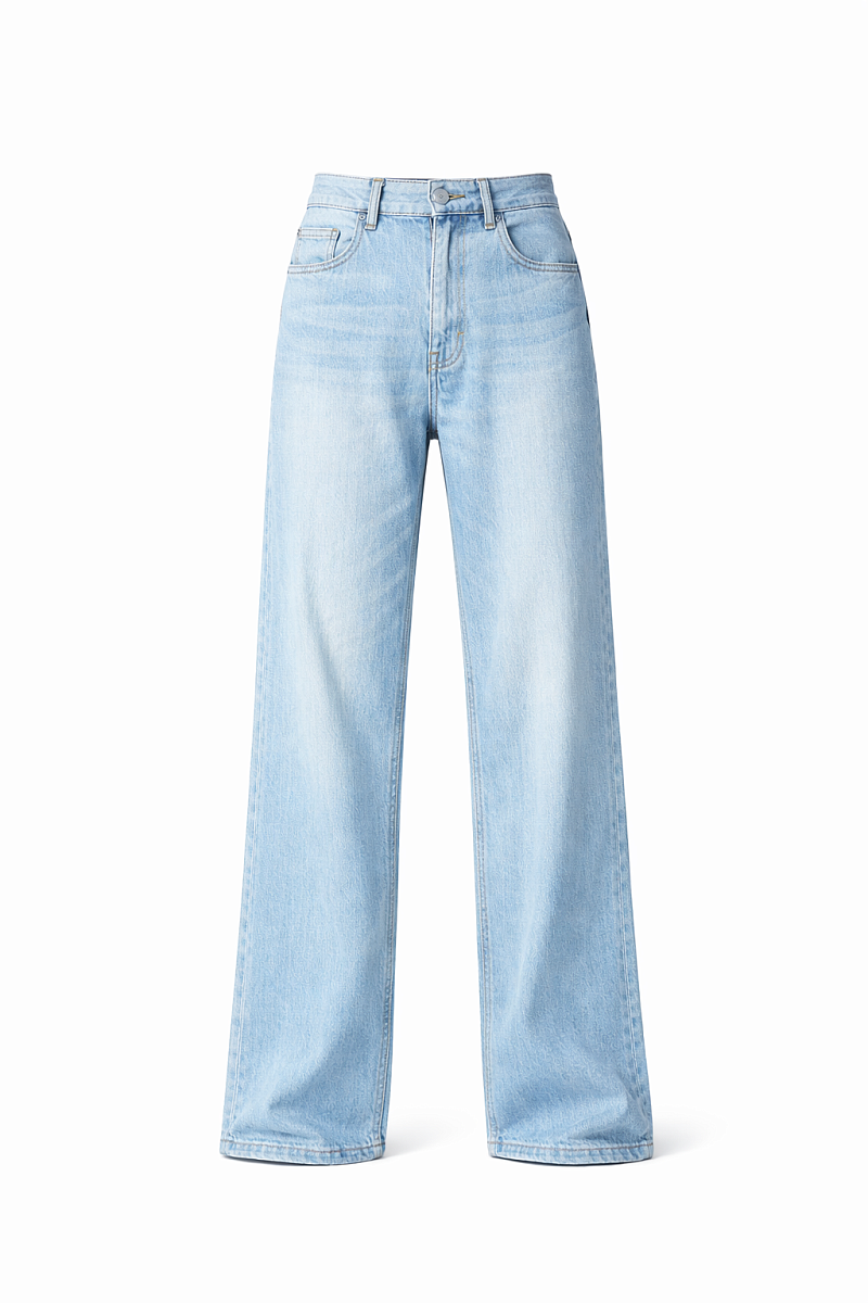 Джинсы с высокой талией