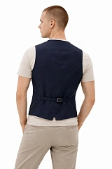 Жилет синий